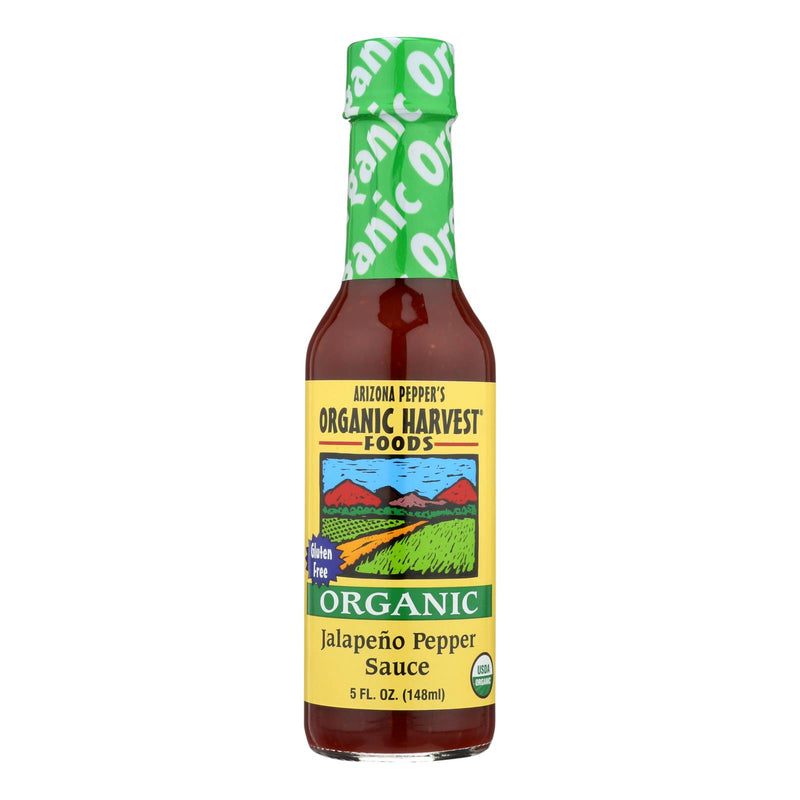 Organic Harvest Pepper Sauce [Pack of 12] - 5 Oz. Organic Jalapeno - Cozy Farm 