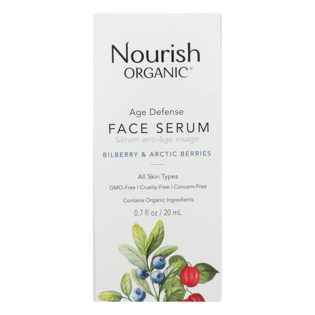 Nourish Age Defense Face Serum - 0.7 Fl Oz - Cozy Farm 