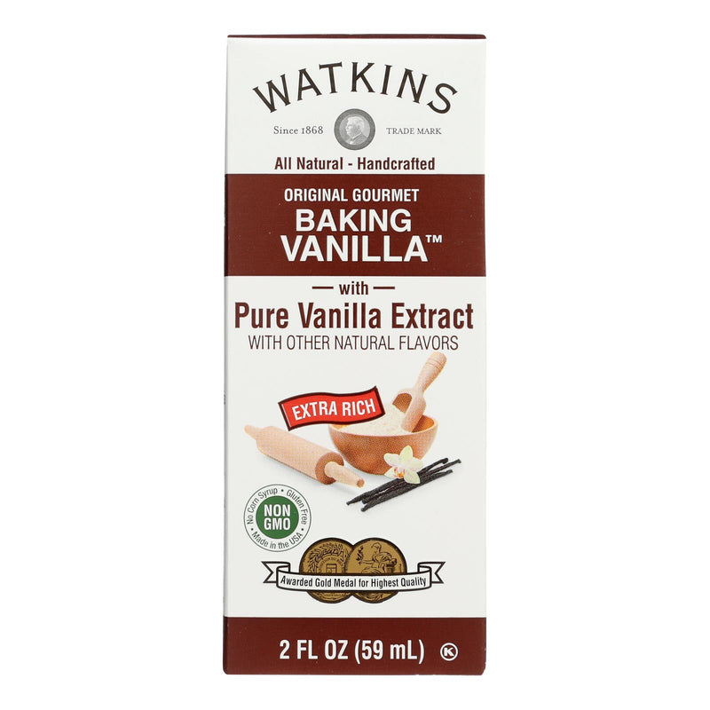 Watkins Double Strength Vanilla Extract (2 fl oz x 12): Rich Flavor, Bake & Freeze Proof - Cozy Farm 