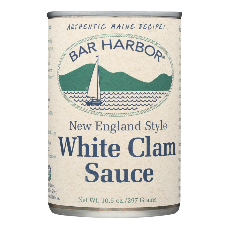 Bar Harbor New England Style White Clam Sauce (Pack of 6 - 10.5 Oz.) - Cozy Farm 