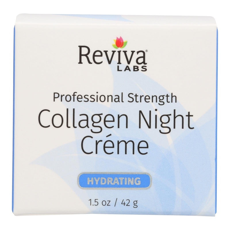 Reviva Labs Collagen Replenishing Night Cream 1.5 Oz. - Cozy Farm 