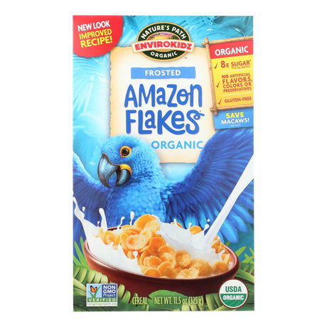 Envirokidz Organic Gluten-Free Amazon Frosted Flakes (Pack of 12 - 11.5 Oz.) - Cozy Farm 