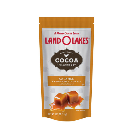 Land O Lakes Cocoa Classic Mix: Caramel and Chocolate Delight - 1.25 Oz - Pack of 12 - Cozy Farm 