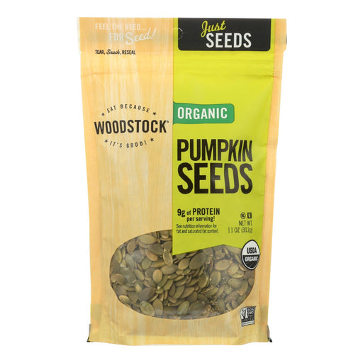 Woodstock Organic Unsalted Shelled Pumpkin Seeds (Pack of 8) - Cozy Farm 