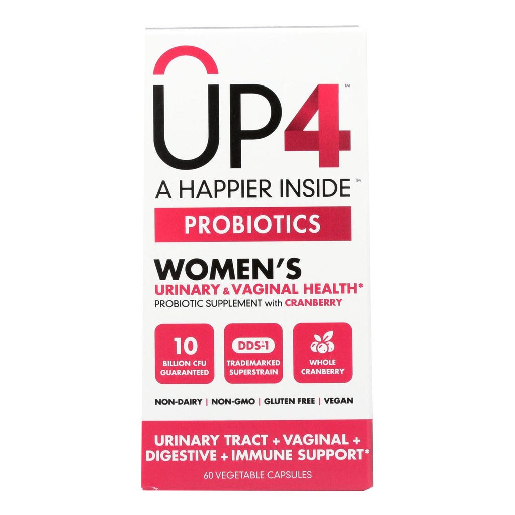 Up4 Women's Probiotics (Pack of 60 Vegetarian Capsules) - Cozy Farm 
