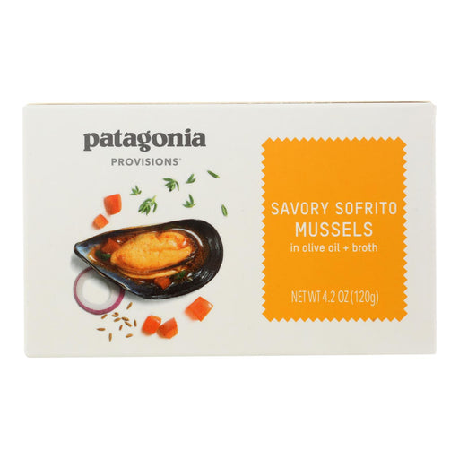 Patagonia Mussels Savory Sofrito (Pack of 10 - 4.2 Oz.) - Cozy Farm 