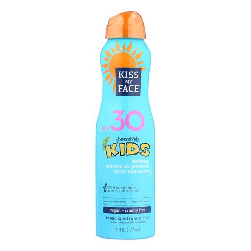 Kiss My Face Mineral Kids Defense SPF 30 Continuous Spray (6 Oz.) - Cozy Farm 