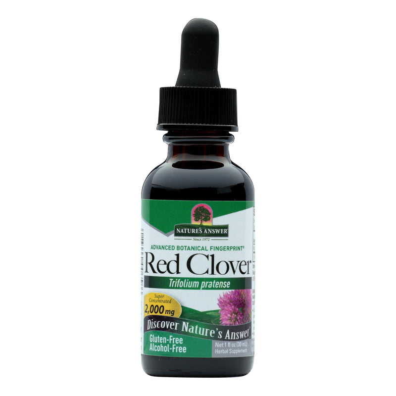 Nature's Answer Alcohol-Free Red Clover Tops Extract - Cozy Farm 