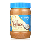 Earth Balance Vegan Crunchy Coconut & Peanut Butter Spread (Pack of 12 - 16 Oz.) - Cozy Farm 