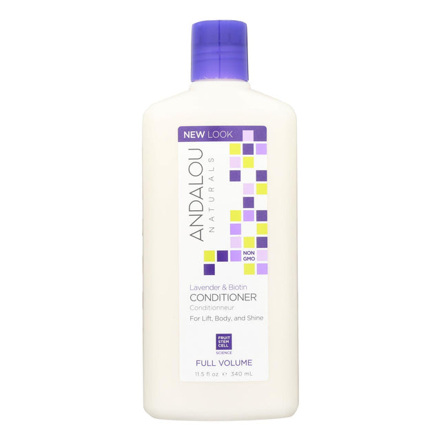 Andalou Naturals Full-Volume Biotin and Lavender Conditioner (11.5 Fl Oz) - Cozy Farm 