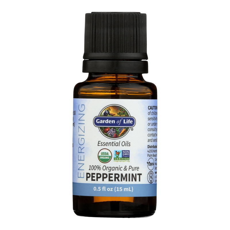 Garden of Life Essential Oil Peppermint (Pack of 0.5 Fl Oz) - Cozy Farm 