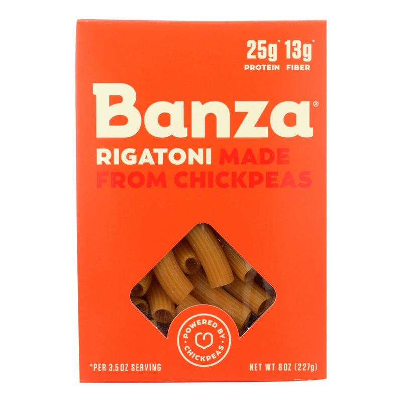 Banza Chickpea Rigatoni Pasta: 6-Pack, 8 Oz. Each - Cozy Farm 