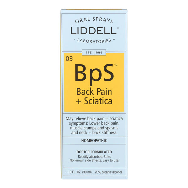 Liddell Homeopathic Back Pain Sciatica Relief Liquid, 1 Fl Oz - Cozy Farm 