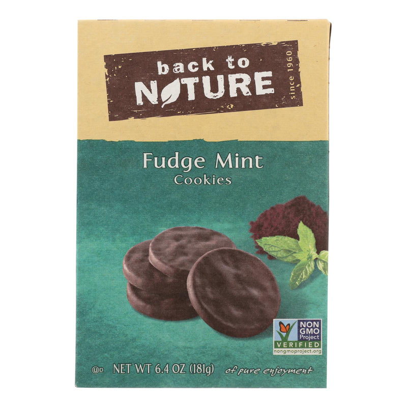 Back To Nature Mint Fudge Cookies, 6.4 Oz. (Pack of 6) - Cozy Farm 