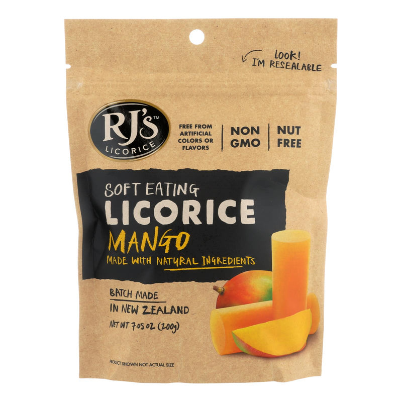 RJ's Licorice Soft Eating Mango, Variety Pack of 8 - 7.05 Oz. Each - Cozy Farm 
