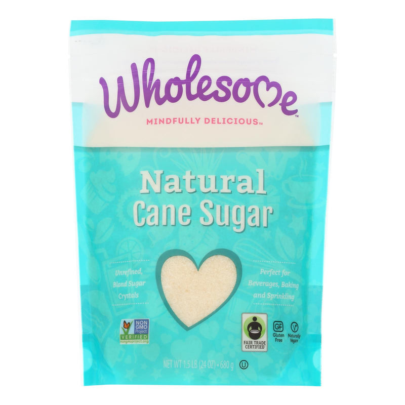 Wholesome Sweeteners Fair Trade Natural Cane Sugar, 1.5 Lbs - Cozy Farm 