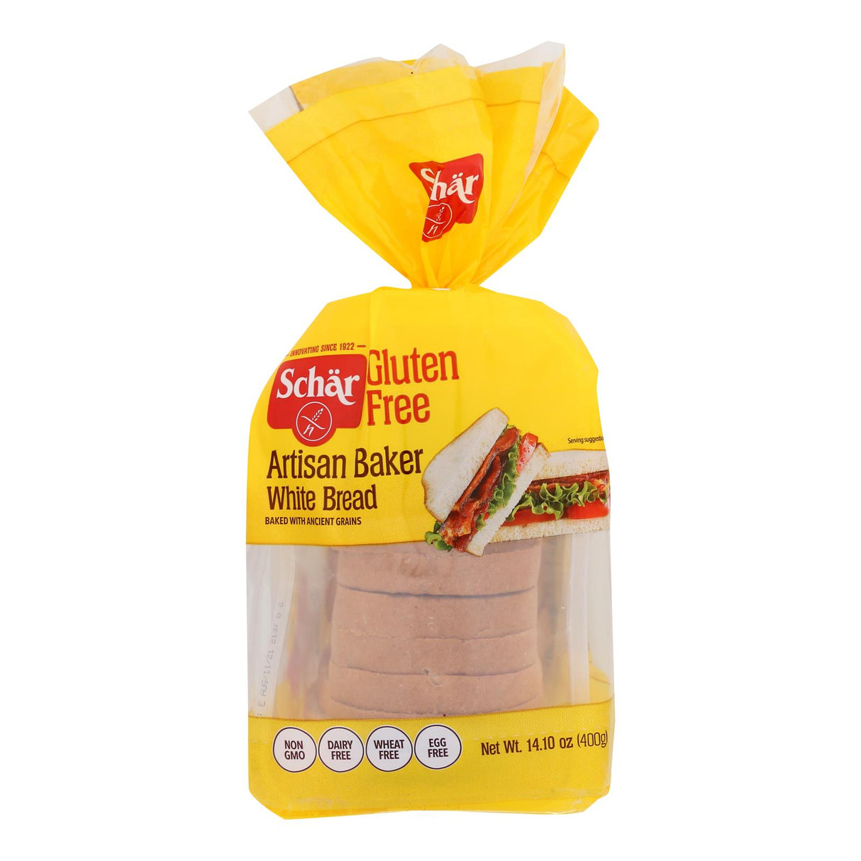Schar Gluten-Free White Bread, Pack of 8 (14.1 Oz. Each) - Cozy Farm 