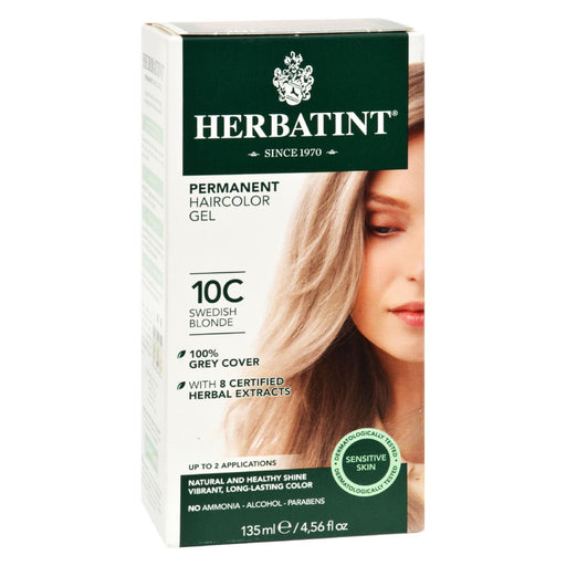 Herbatint Haircolor Kit: Ash Swedish Blonde 10C - Cozy Farm 