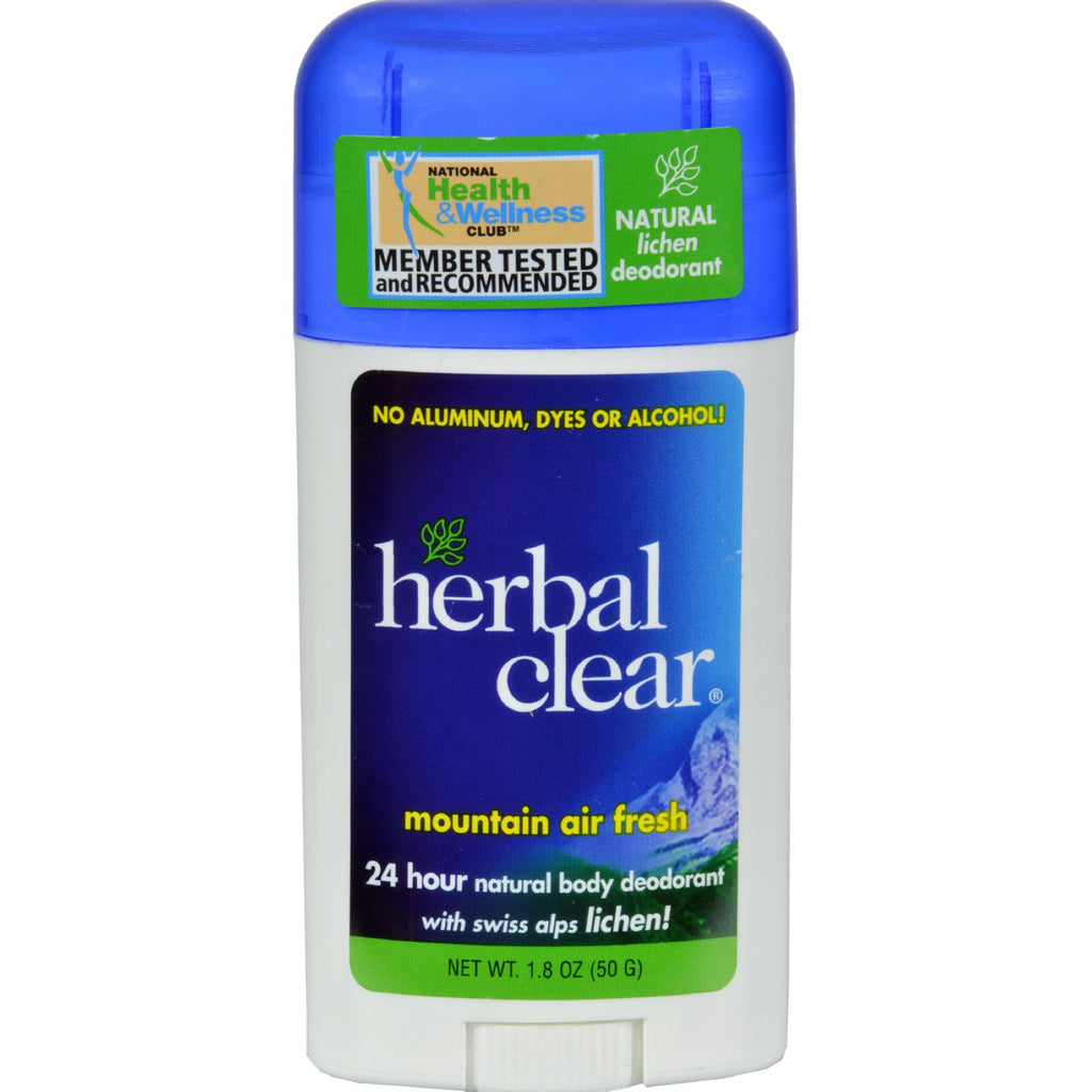 Herbal Clear Mountain Air Fresh Deodorant Stick (1.8 Oz.) - Cozy Farm 