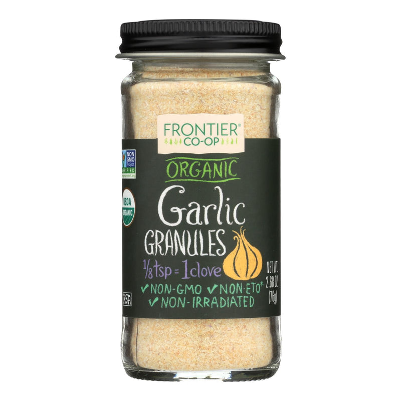 Frontier Herb - Organic  Garlic Granules, 2.70 Oz. - Cozy Farm 