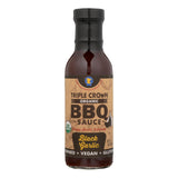 Triple Crown Sweet Black Garlic BBQ Cooking & Grilling Sauce, 14 Fl Oz Bottle (Pack of 6) - Cozy Farm 