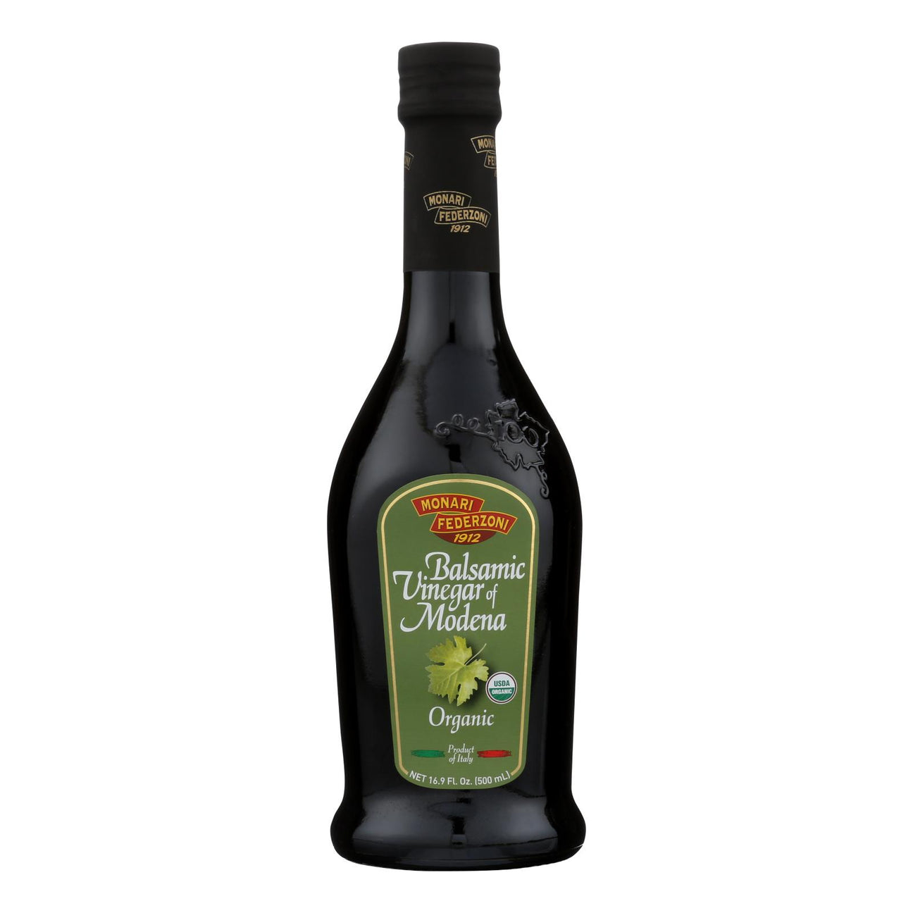 Monari Federzoni Organic Modena Balsamic Vinegar, 17 Fl Oz. (Pack of 6) - Cozy Farm 