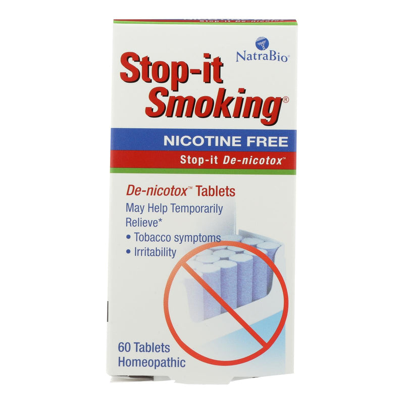 Natrabio Stop-it Smoking Detoxifying Tablets (60ct) - Cozy Farm 
