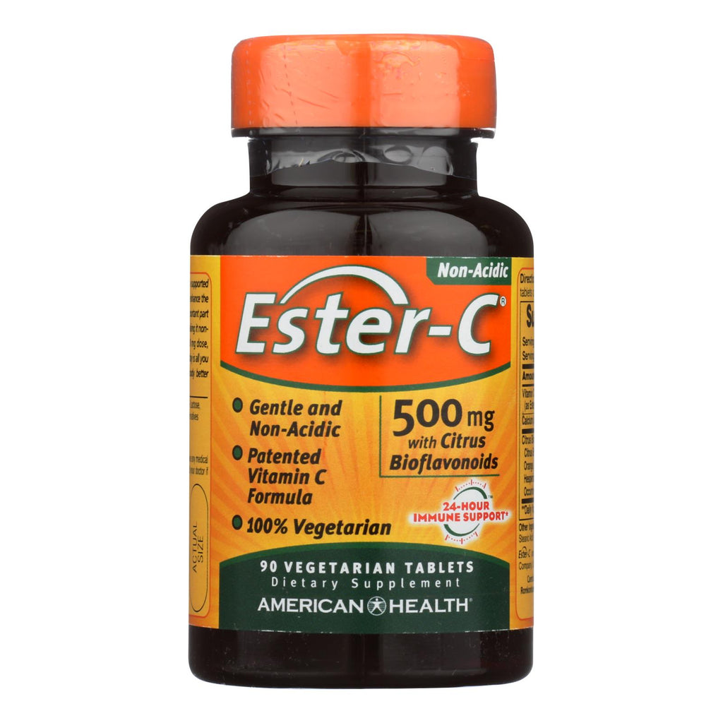 American Health Ester-C with Citrus Bioflavonoids (90 Vegetarian Tablets) - 500 mg - Cozy Farm 