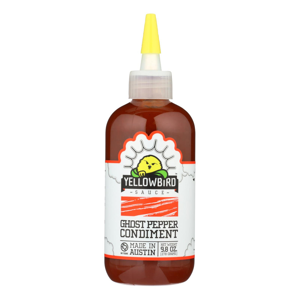 Yellowbird Ghost Pepper Sauce: Blazing Heat, Pack of 6 - 9.8 Oz. - Cozy Farm 