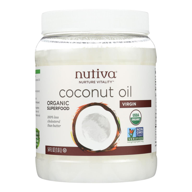 Nutiva Organic Virgin Coconut Oil (54 Fl Oz.) - Cozy Farm 