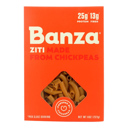Banza Chickpea Ziti Pasta (Pack of 6 - 8 Oz.) - Cozy Farm 