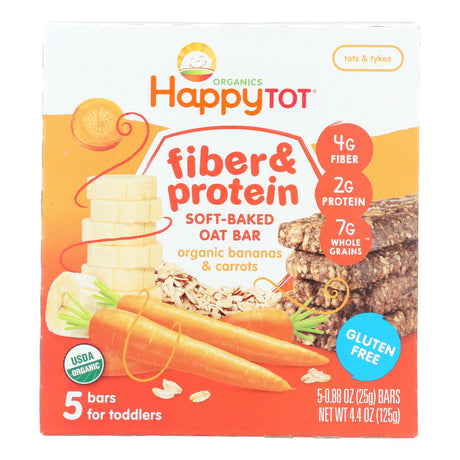 Happy Tot Fiber & Protein Apple, Peach, Pumpkin & Cinnamon Purees (Pack of 6) - 0.88 Oz. - Cozy Farm 