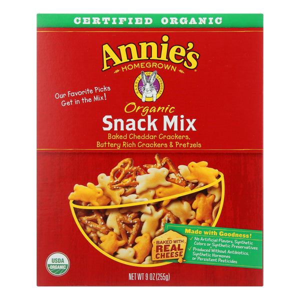 Annie's Homegrown Organic Snack Mix Bunnies (Pack of 12 - 9 Oz.) - Wholesome & Convenient Treat - Cozy Farm 