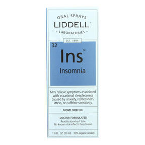 Liddell Homeopathic Insomnia Relief Liquid, 1 Fl Oz - Cozy Farm 