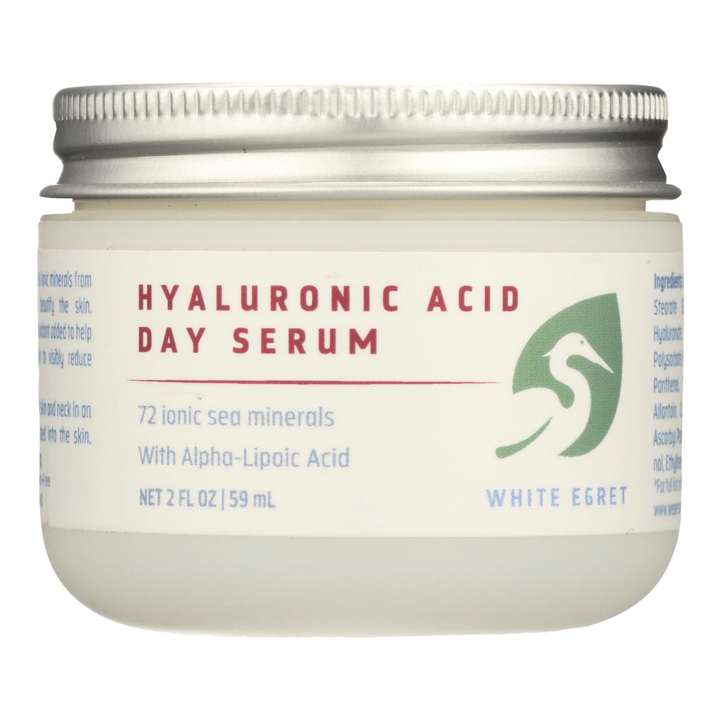 White Egret Hyaluronic Acid Day Serum (Pack of 1 - 2 Fl oz) - Cozy Farm 