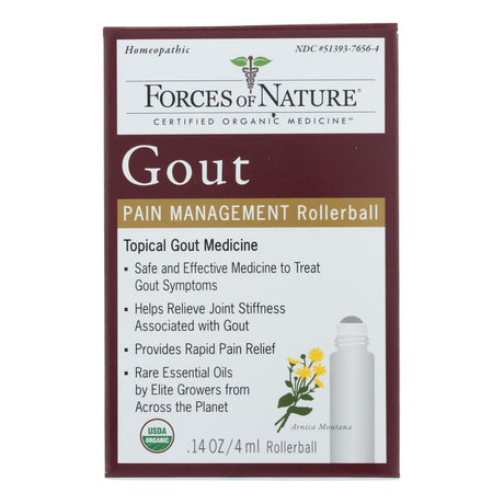 Forces of Nature Gout Pain Management - 4 ml - Cozy Farm 
