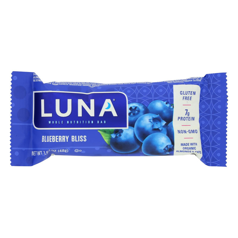 Clif Bar Luna Organic Blueberry Bliss, 1.69 Oz. (Pack of 15) - Cozy Farm 