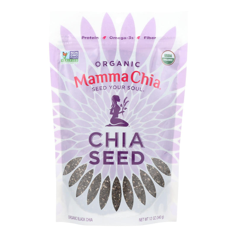 Mamma Chia Organic Black Chia Seeds (12 Oz., 4-Pack) - Cozy Farm 