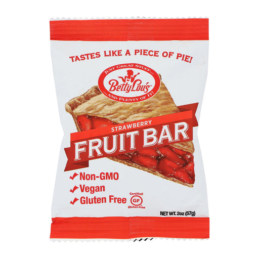 Betty Lou's Gluten-Free Strawberry Fruit Bar (Pack of 12 - 2 Oz. Each) - Cozy Farm 