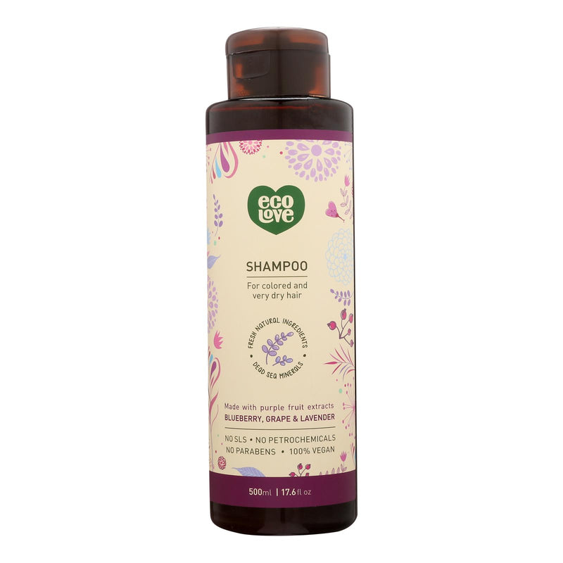 Ecolove Purple Fruit Shampoo for Healthy, Vibrant Colored Hair - Cozy Farm 