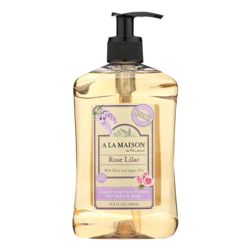 A La Maison Liquid Hand Soap - Rose Lilac, 16.9 Fl Oz - Cozy Farm 