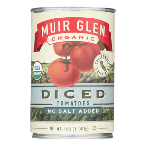 Muir Glen No Salt Diced Tomatoes (12-Pack, 14.5 Oz. Each) - Cozy Farm 