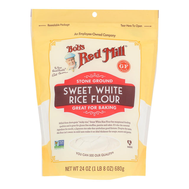 Bob's Red Mill Gluten-Free Sweet White Rice Flour, 4-Pack (24oz.) - Cozy Farm 