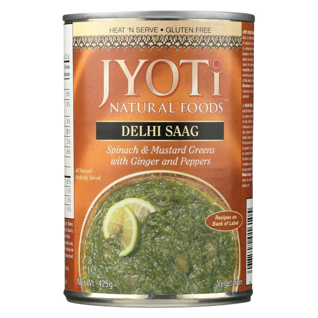 Jyoti Cuisine India Delhi Saag, 15 Oz (Pack of 12) - Cozy Farm 