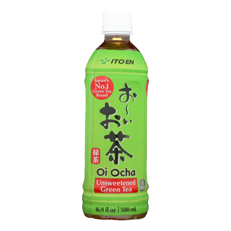 Ito En Oi-Ocha Unsweetened Japanese Green Tea, 16.9 Ounce (Pack of 12) - Cozy Farm 