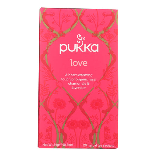 Pukka Organic Rose Chamomile and Lavender Tea (Pack of 6 - 20 Bags) - Caffeine Free - Cozy Farm 