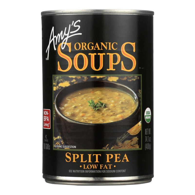 Amy's Organic Fat-Free Split Pea Soup, 12 Pack of 14.1 Ounce Cans - Cozy Farm 