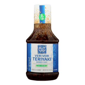 Soy Vay Veri Teriyaki Marinade and Sauce, 21 Oz., Pack of 6 - Cozy Farm 