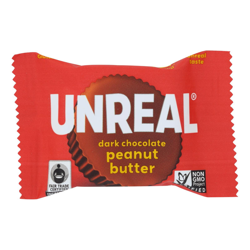 Unreal Dark Chocolate Peanut Butter Cups (Pack of 40) - Cozy Farm 