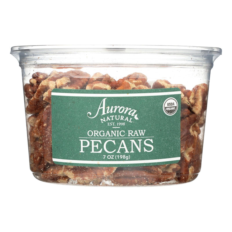 Organic Raw Pecans by Aurora Natural Products - 7 oz. (Pack of 12) - Cozy Farm 